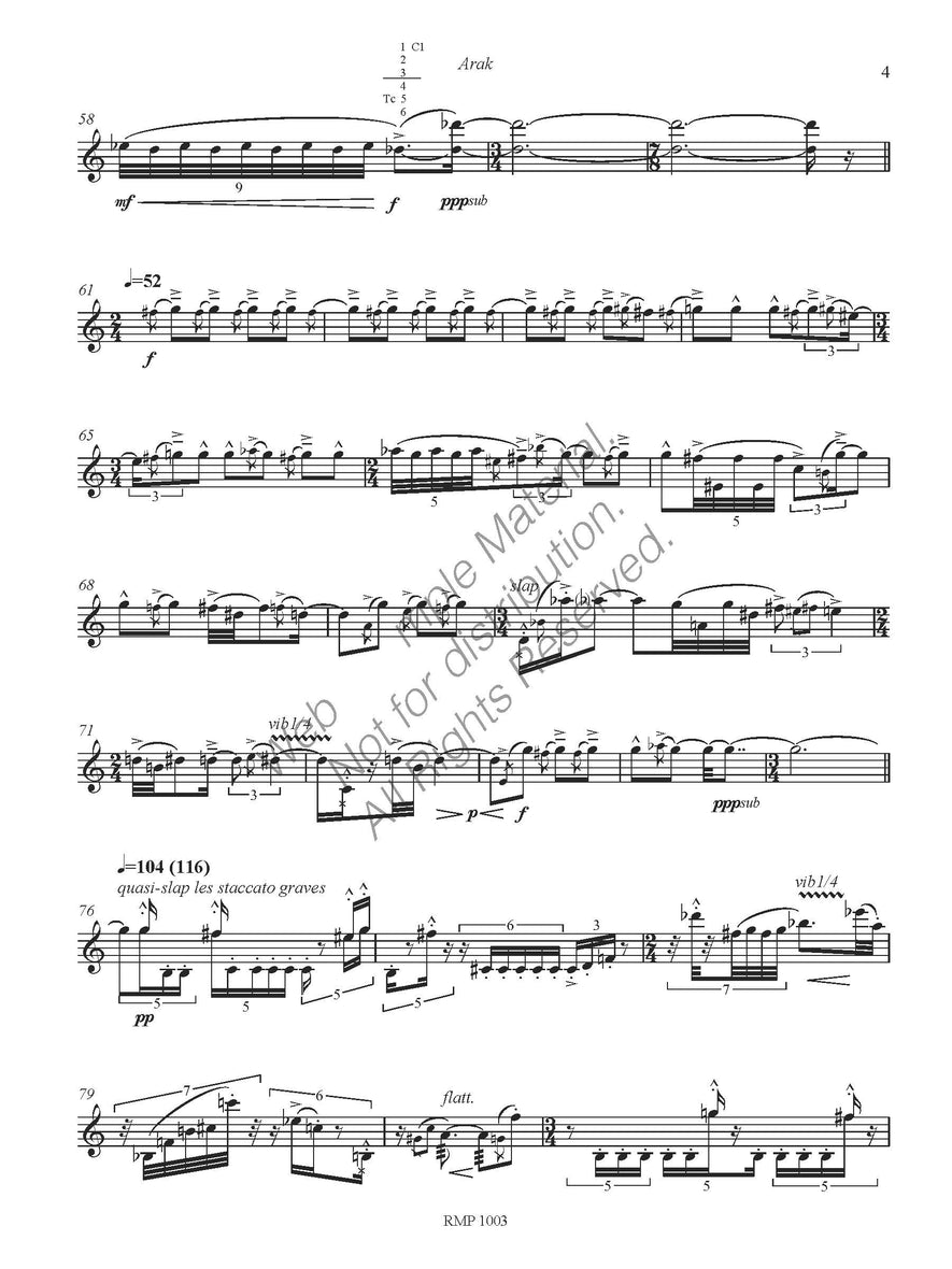 Arak (Etude 18)