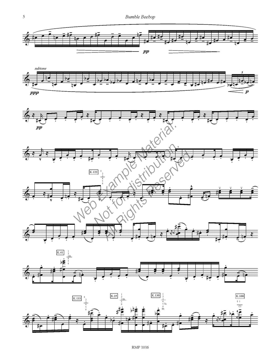 Bumble Beebop (Etude 21)