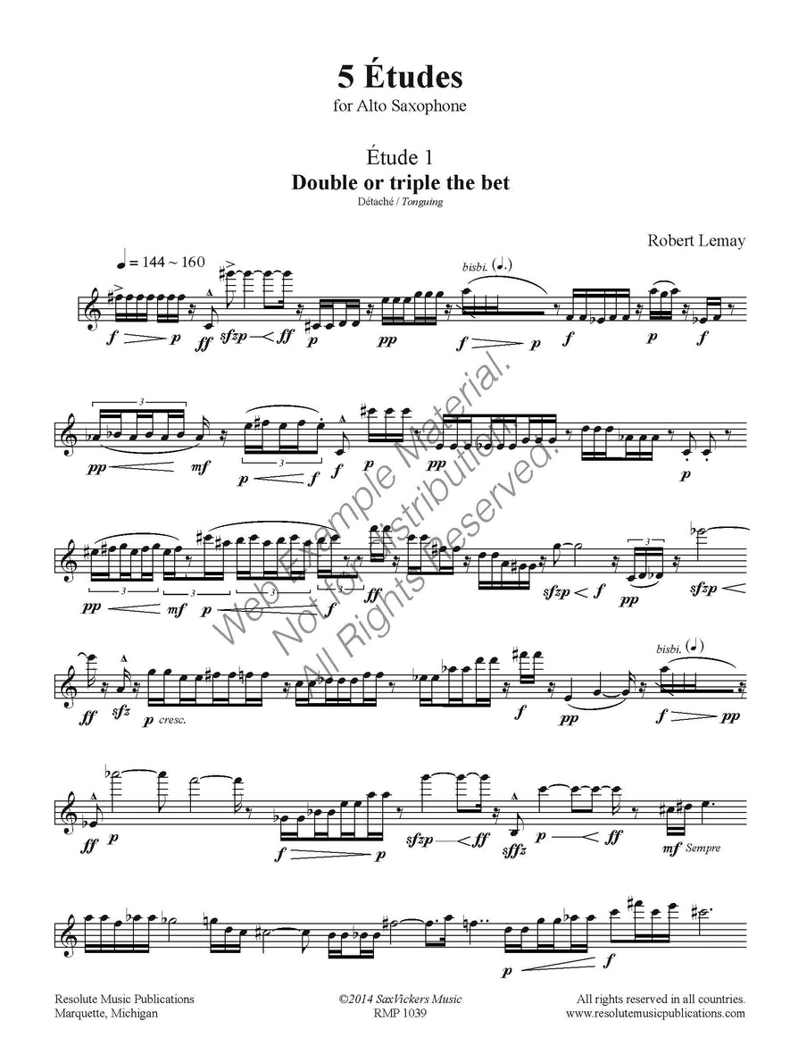 5 Etudes