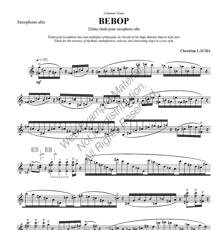 Bebop (Etude 22)