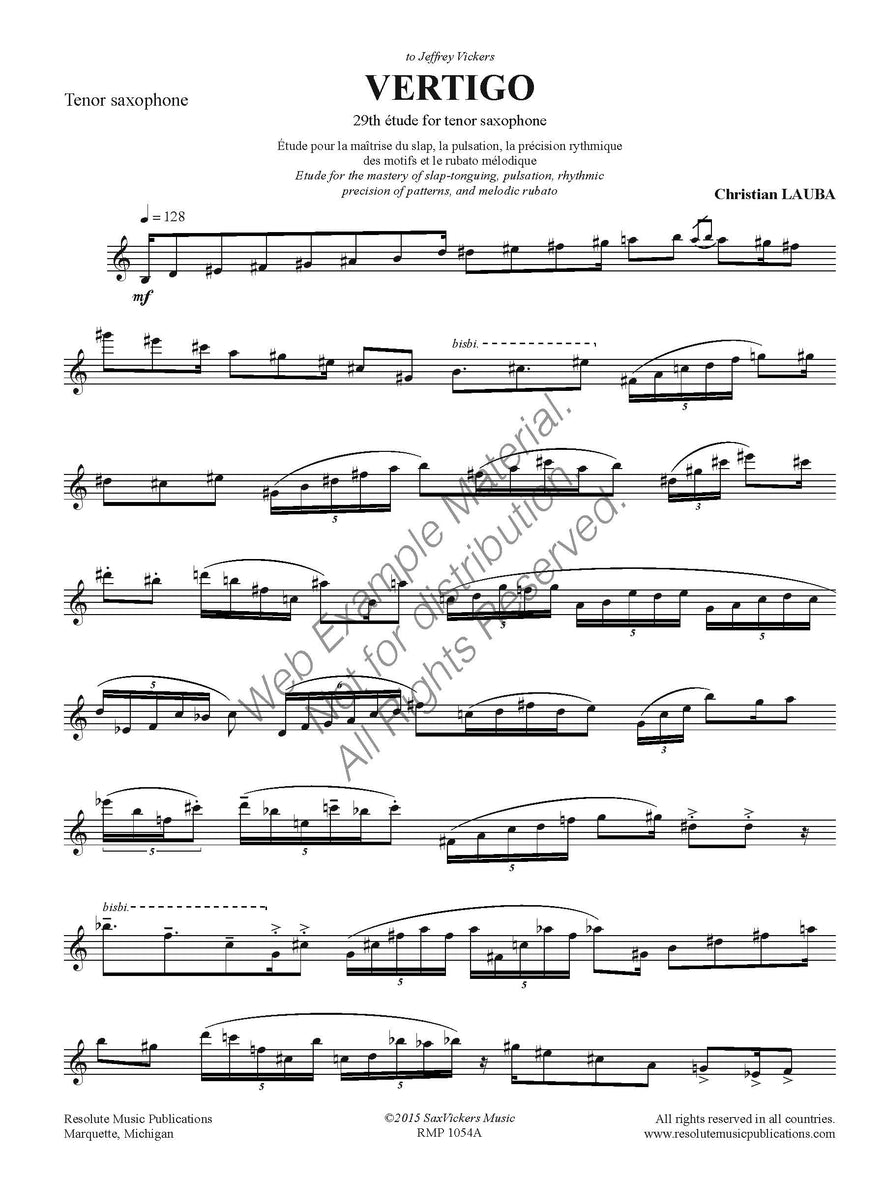 Vertigo & Prelude to Vertigo (Etudes 29 & 30)